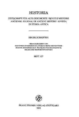 Bauinschriften römischer Kaiser: Untersuchungen zu Inschriftenpraxis und Bautätigkeit in Städten des westlichen Imperium Romanum in der Zeit des Prinzipats