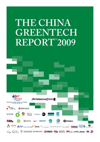 THE CHINA GREENTECH REPORT ™2009