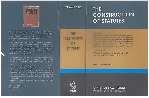 The Construction of Statutes