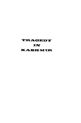 Tragedy in Kashmir
