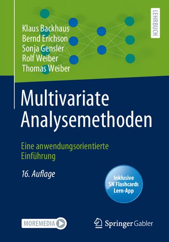 Multivariate Analysemethoden: Eine anwendungsorientierte Einführung