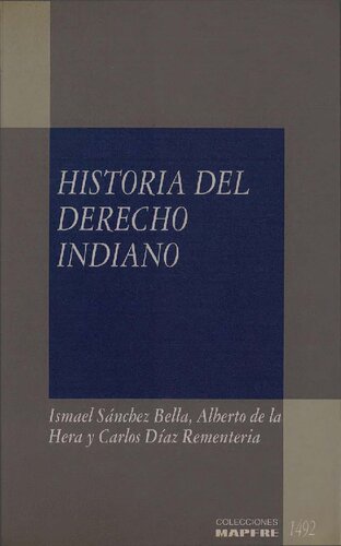 Historia del derecho indiano