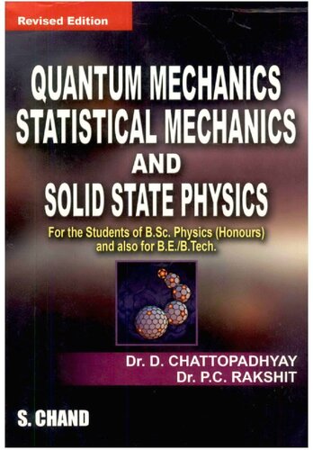 Quantum Mechanics Statistical Mechanics and Solid State Physics