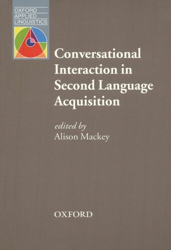 Conversational Interaction in Second Language Acquisition