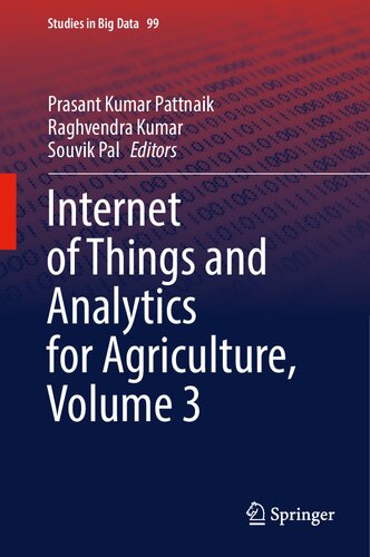 Internet of Things and Analytics for Agriculture, Volume 3