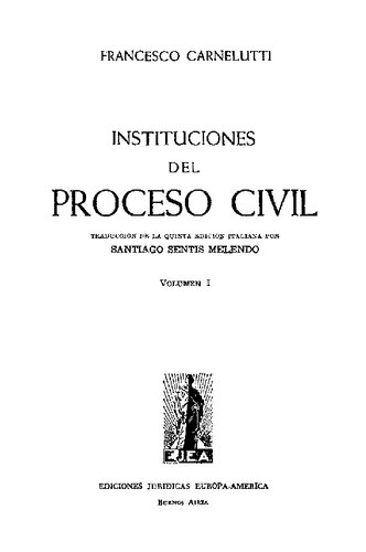 Instituciones del proceso civil