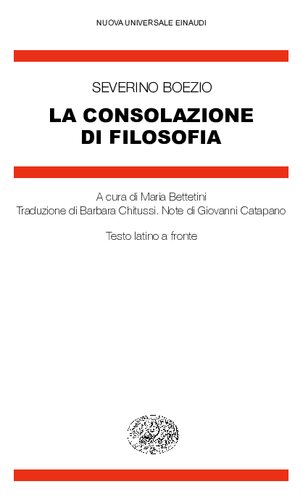 La consolazione di Filosofia