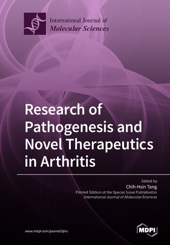 Research of Pathogenesis and Novel Therapeutics in Arthritis