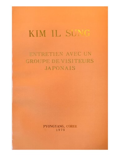 Entretien avec un grupe de visiteurs Japonais