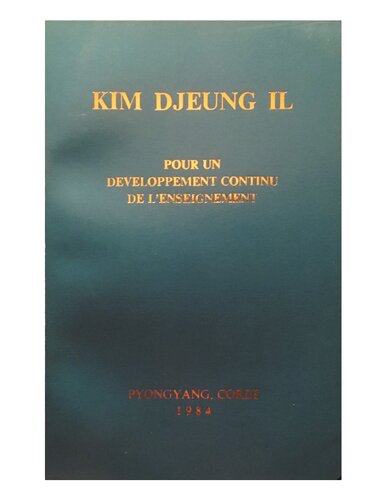 Pour un developpement continu de l’enseignememt