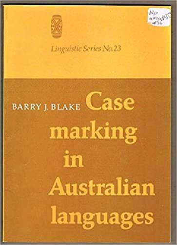 Case marking in Australian languages