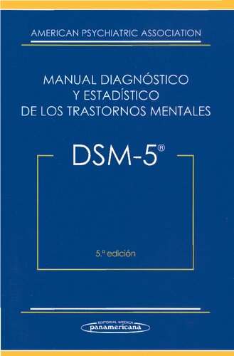 Manual diagnostico y estadistico de los trastornos mentales DSM-V