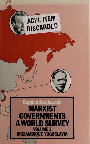 Marxist governments : a world survey