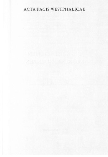 Die kaiserlichen Korrespondenzen 'März - Juli 1647