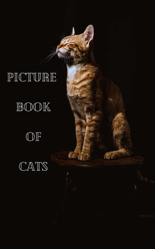 Picture Book Of Cats: A Great Gift (75 high quality animal images) Large Size 8.25x11