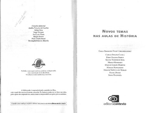 Novos temas na aulas de História