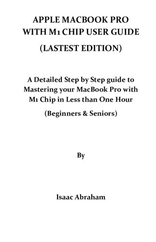 Apple Macbook Pro With M1 Chip User Guide