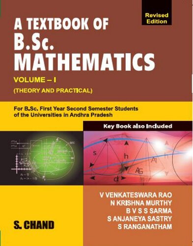 A Textbook of B. Sc Mathematics,