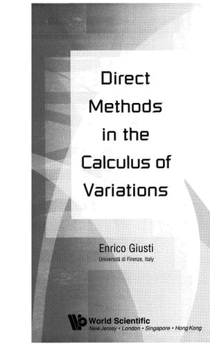 Direct methods in the calculus of variations
