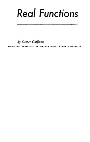 Real functions