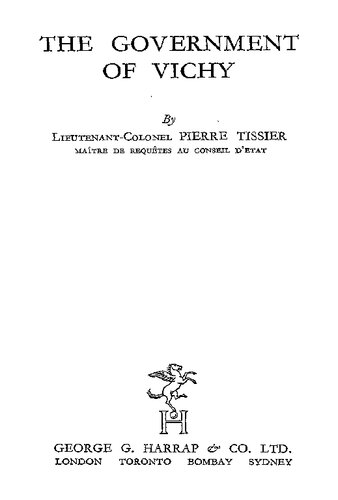 The government of Vichy