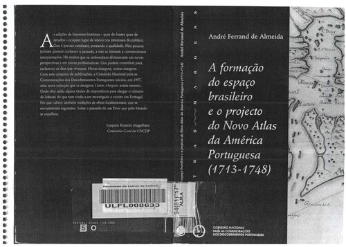 A formação do espaço brasileiro e projecto do Novos Atlas da América Portuguesa (1713-1748)