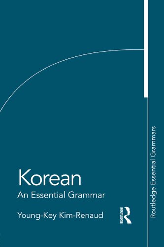 Korean: An Essential Grammar