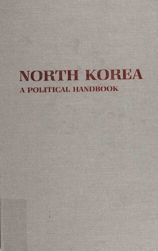 North Korea: A Political Handbook