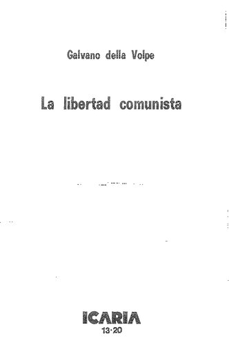 La libertad comunista