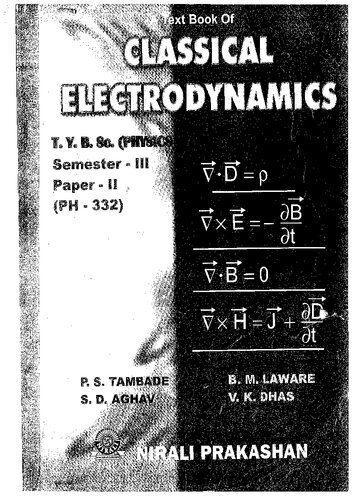A Textbook of Classical Electrodynamics