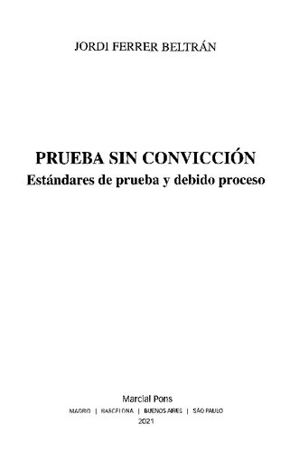 Prueba sin convicción