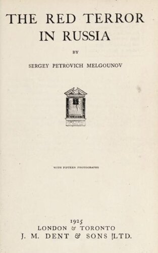 The Red Terror in Russia