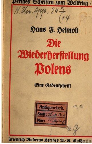 Die Wiederherstellung Polens