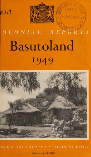 Basutoland for the year 1949.