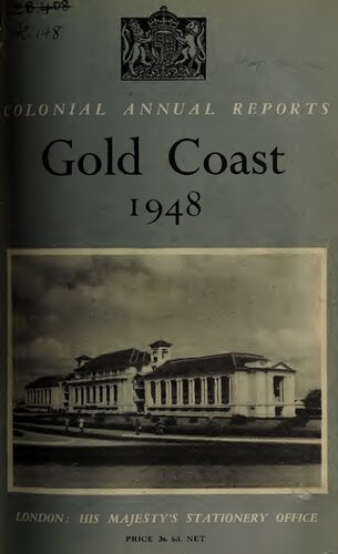 Report on the Gold Coast for the year 1948
