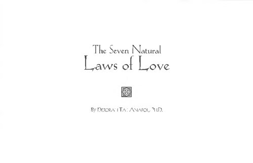The Seven Natural Laws of Love