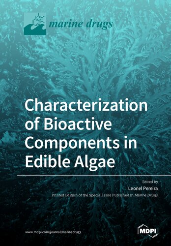 Characterization of Bioactive Components in Edible Algae