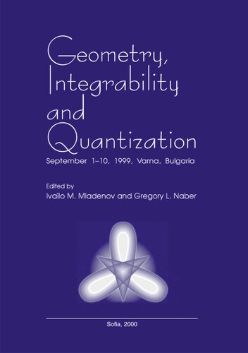Geometry, Integrability and Quantization, September 1-10, 1999 Sts. Constantine and Elena, Bulgaria