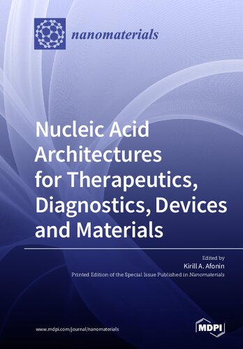 Nucleic acid architectures for therapeutics, diagnostics, devices and materials.