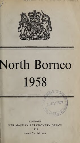 North Borneo 1958.