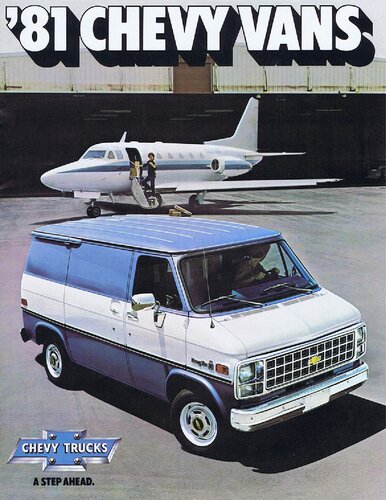 1981 Chevrolet Vans Brochure