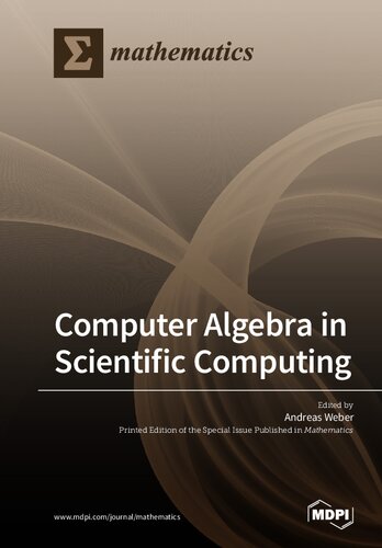 Computer Algebra in Scientific Computing