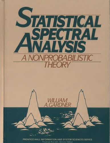 Statistical spectral analysis: a nonprobabilistic theory