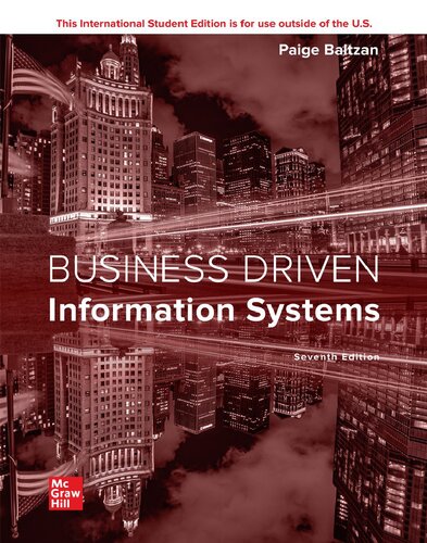 LOOSE LEAF BUSINESS DRIVEN INFORMATION SYSTEMS