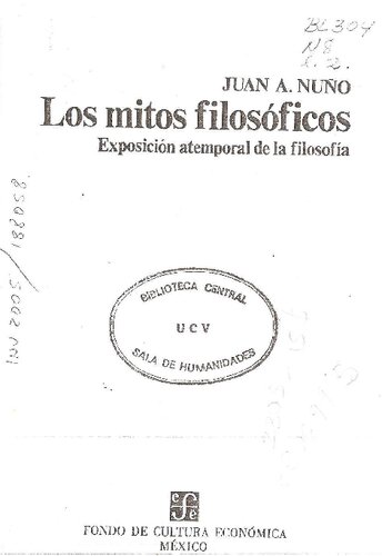 Los mitos filosóficos