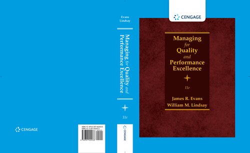 Managing for Quality and Performance Excellence