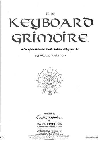 The Keyboard Grimoire: A Complete Guide for the Guitarist and Keyboardist