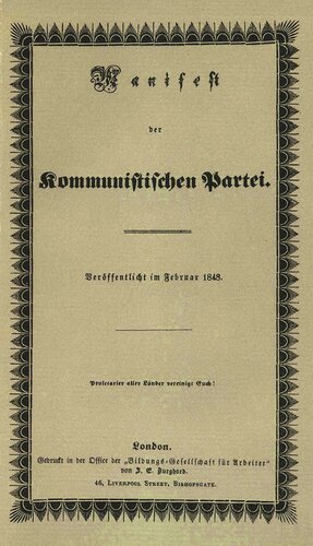 Manifesto of the Communist Party