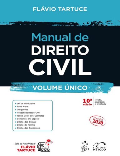 Manual de direito civil: volume único