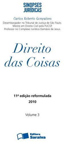 SINOPSES JURÍDICAS 3 - DIREITO DAS COISAS